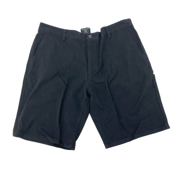 Dockers | Men's Flat Front Short | Casual | Black | Size 36 - Picture 1 of 2